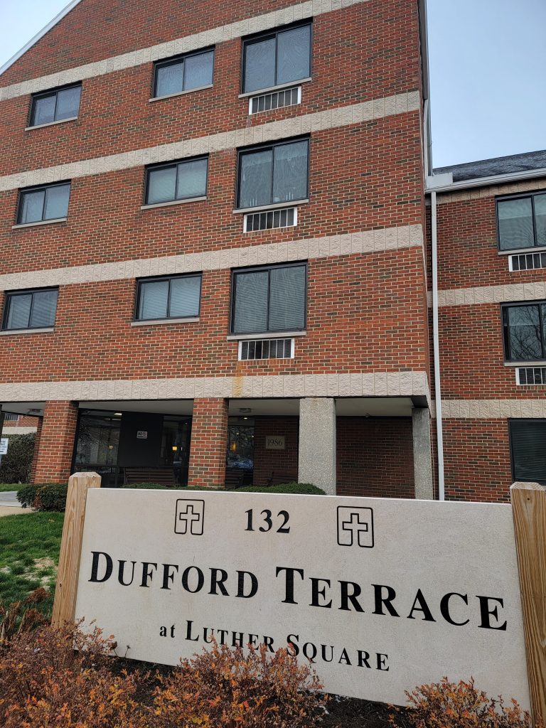 dufford terrace front plaque