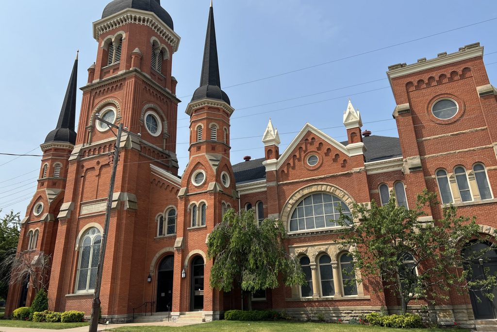 front of st johns lutheran