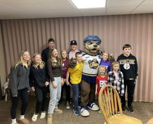 st johns kids at otters with otto