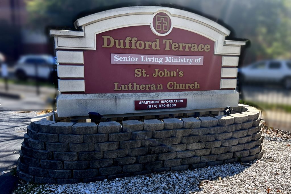 dufford terrace back sign