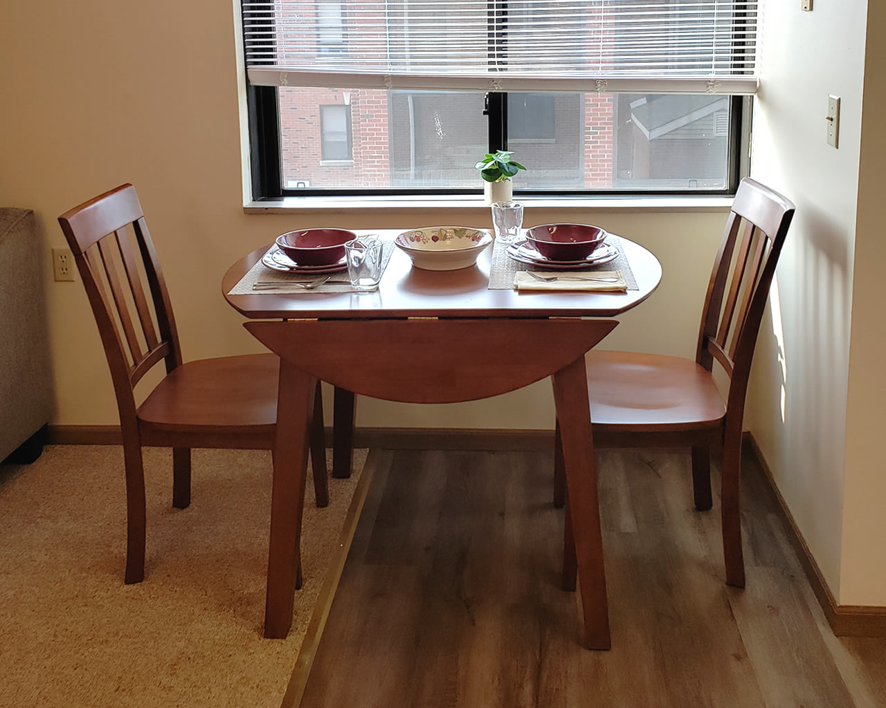 dufford terrace dining nook view